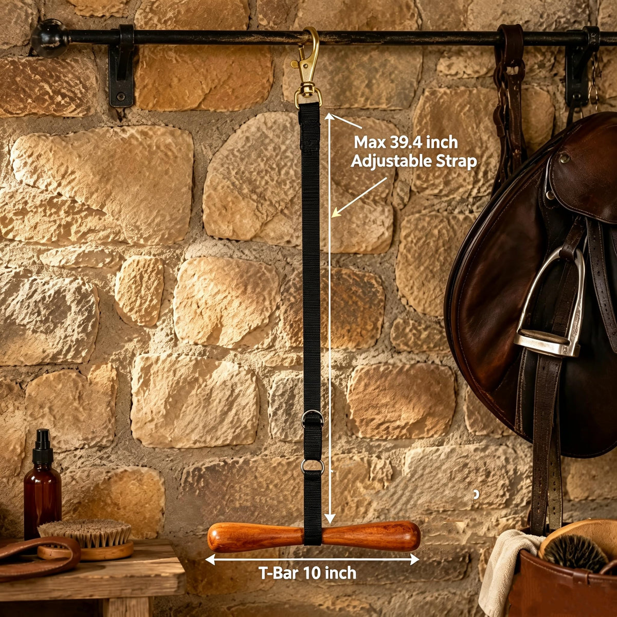 Portable Adjustable Saddle Rack X40912