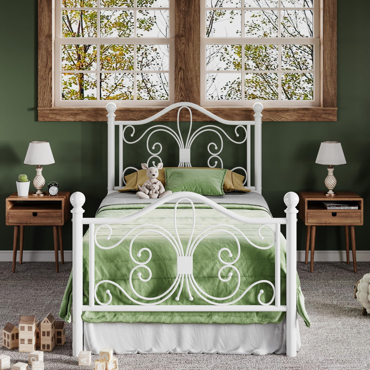 Metal Twin Platform Bed Frame Z3087